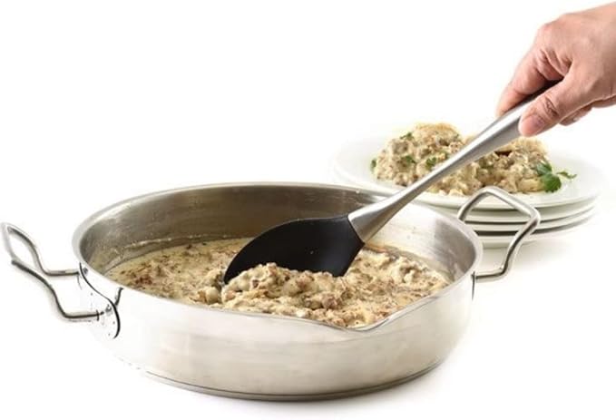Norpro Stainless Steel and Silicone Solid Spoon