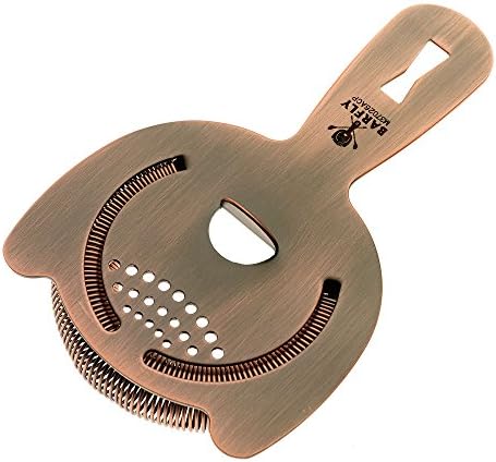 Barfly Bar Strainer, Antique Copper