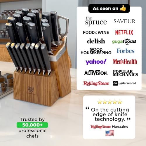 Dalstrong 24-Pc Knife Block Set - Forged German Steel