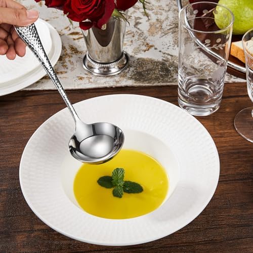 Royalrose Premium LUX Hammered Gravy Ladle (1, 7.5 Inch Gravy Ladle)