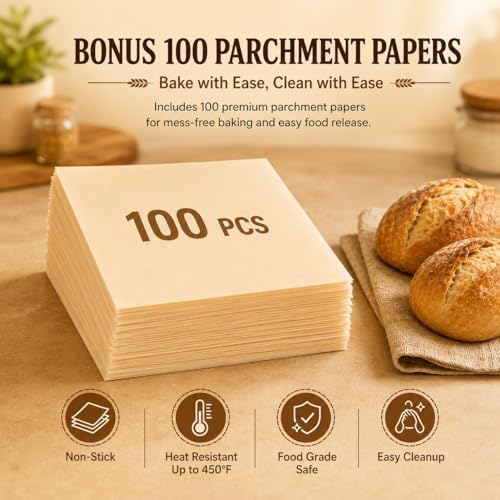 Cooling Racks for Baking, 3-Tier Stackable Stainless Steel Wire Cooling Rack Set of 3 (10"x15") with 100 Paper, Oven Safe Heavy Duty Rust-Resistant Wire Rack for Cookie Sheet Roasting Grilling.
