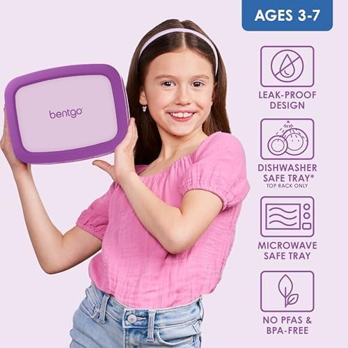 Bentgo Kids Bento-Style 5-Compartment Leak-Proof Lunch Box