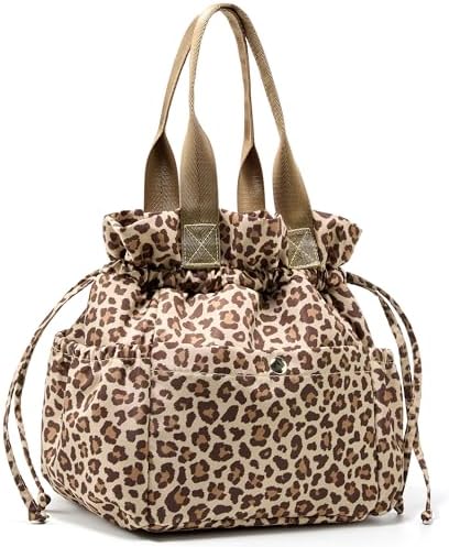 Yarnic Lunch Bag Women Insulated Lunch Box with Water Bottle Holders