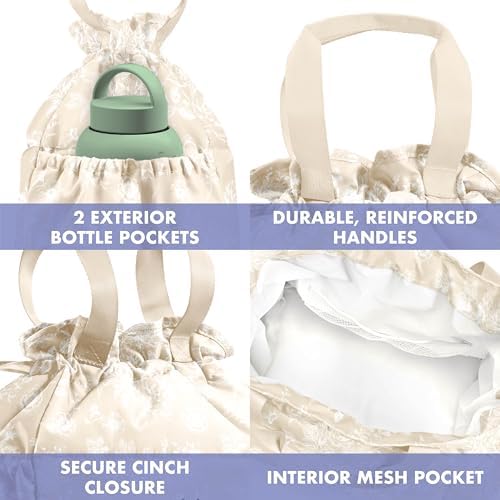Fit & Fresh Cromwell Cinch Insulated Lunch Bag for Women w/Containers