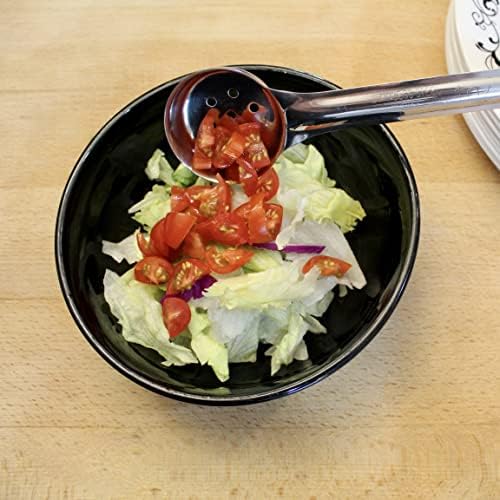 1 oz Slotted Stainless Steel Portion Control Ladle Spoodle - [Pack of 2]