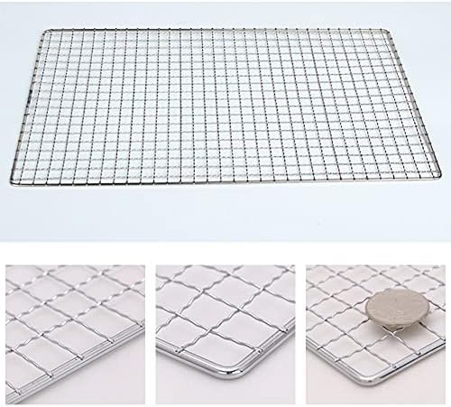 JoyRay Stainless Steel Grill Griddle, Grilling Rack Grids- 17.3” x 11.6”