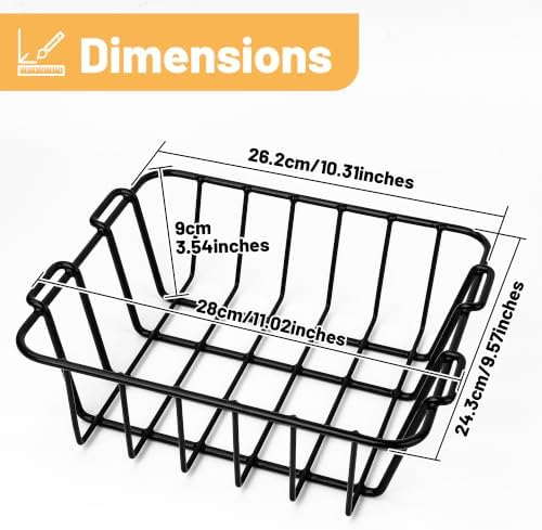 35/45 QT Cooler Basket, Compatible with YETI Tundra 35/45, Stainless Steel Storage Wire Cooler Rack, Black, 1 Pack