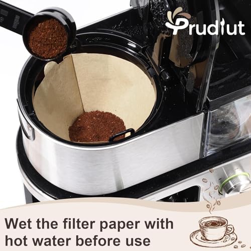 100 Count #4 Cone Coffee Filters 8-12 Cup Compatible with Ninja Maker