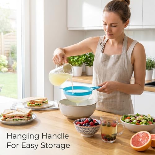 4 Pcs Plastic Strainer Plastic Colander Strainer for Kefir Grains