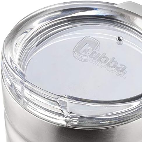 Bubba Envy Stainless Steel Tumbler with Straw, Stainless Steel with Clear Lid, 24oz