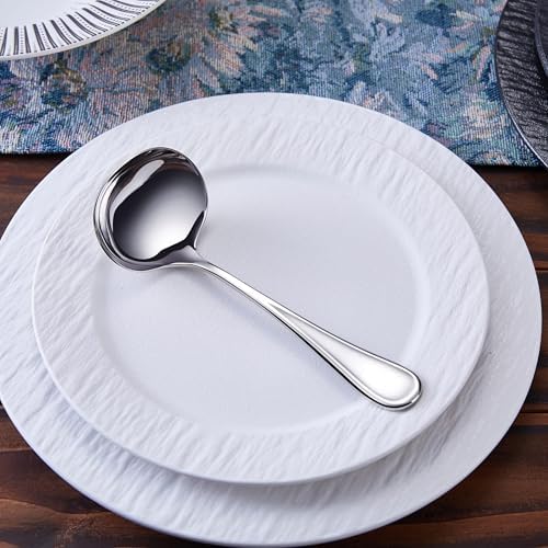 KEAWELL Premium Verona 2-Piece 7.1-Inch Gravy Ladles (2, 7.1" Gravy Ladle)