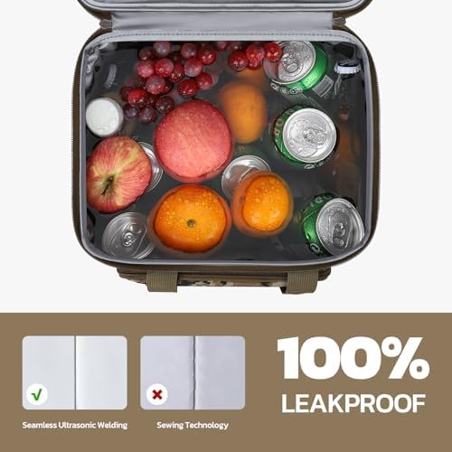 Maelstrom 23L Insulated Lunch Box, Expandable Double Deck Cooler Bag