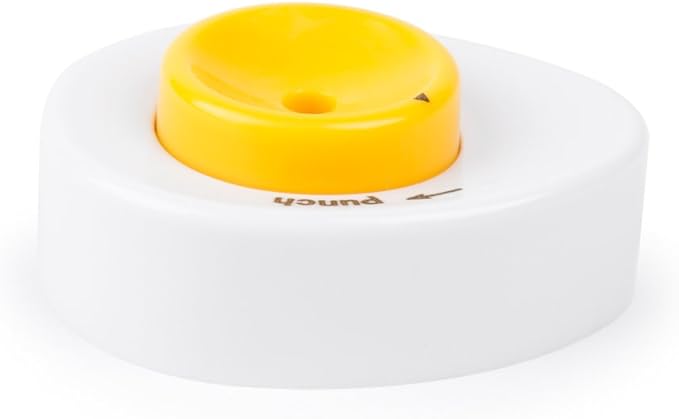 Fox Run Hard Boiled Egg Piercer, with Safety Lock Feature, White