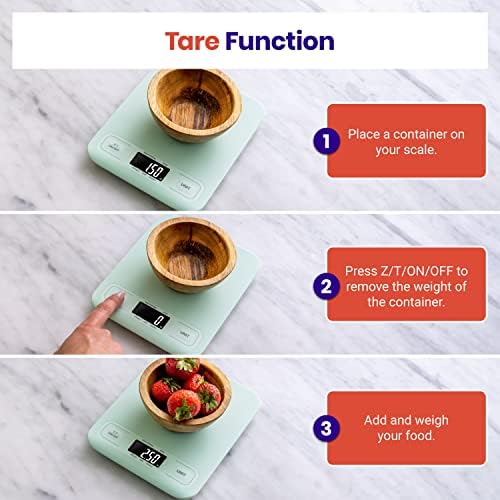 Etekcity Food Kitchen Scale, Digital Grams and Ounces, Medium