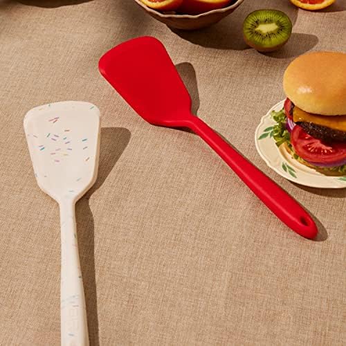 GIR: Get It Right Silicone Kitchen Spatula Turner - Non toxic cooking utensils for Nonstick Cookware, Cooking and Baking, Ultimate Turner - 13IN - Black