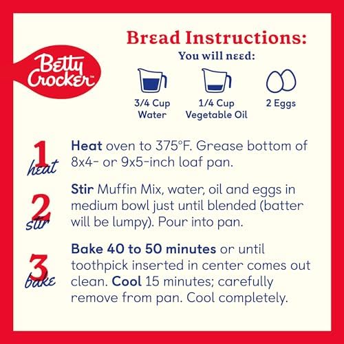 Betty Crocker Chocolate Chip Muffin & Quick Bread Mix, 14.75 oz
