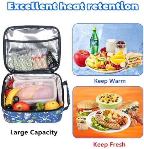 Hap Tim Insulated Lunch Bag Women, Reusable Lunch Box for Women & Men, Adluts Lunchbox for Work, Portable Lunchbag（18654-XK）