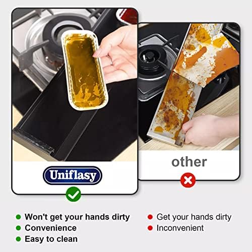 Uniflasy 60 Pack Drip Pan Accessories for Weber SmokeFire EX4 / EX6 / EPX6