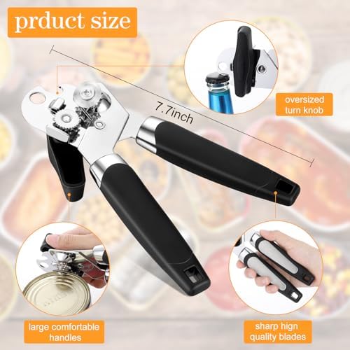Gisafai 6 Pcs Manual Can Opener Bulk, Sharp Blade Handheld Tools