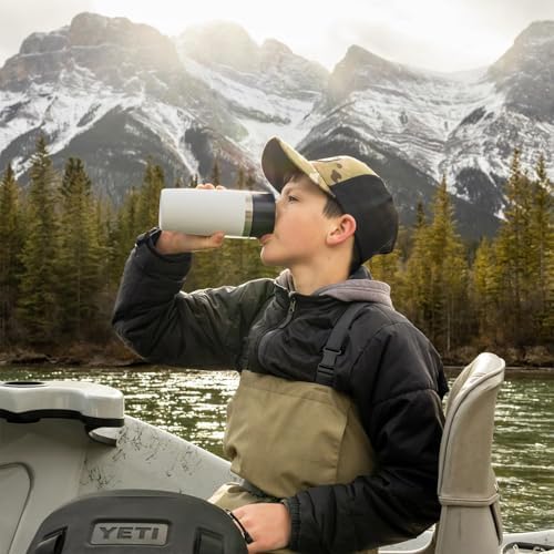 YETI Rambler 16 oz Travel Bottle, Stainless Steel, Vacuum Insulated with Leakproof Commuter Cap, Grasshopper