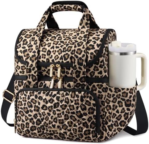 LOVEVOOK Insulated Lunch Box for Women,Large Double Deck Adult Lunch Bag