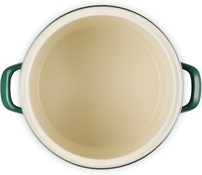 Le Creuset Enamel on Steel Traditional Stockpot, 8 qt.,Artichaut with Stainless Steel Knob