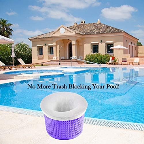 Coopache 90 Pack of Pool Skimmer Socks Filters Baskets, Trap Debris Leaves