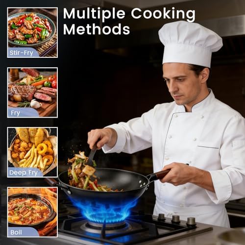 Carbon Steel Wok - 𝟑𝟑% 𝐎𝐟𝐟 Woks & Stir-Fry Pans