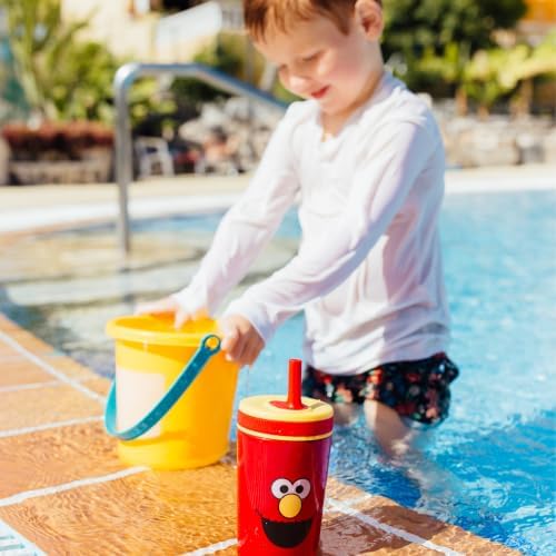 Zak Designs Sesame Street Kelso 12oz Stainless Steel Leak-Proof Toddler Cup