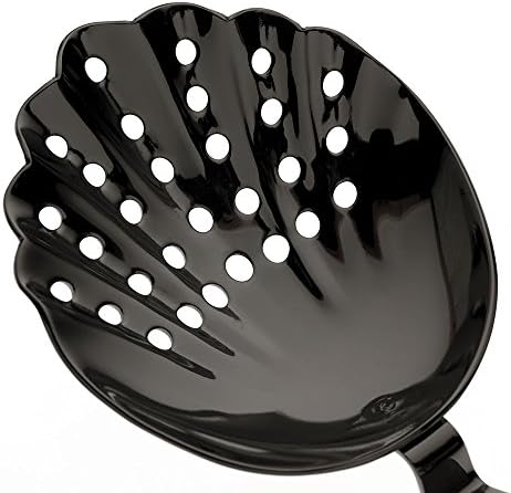 Barfly Scalloped Julep Bar Strainer, O/S, Gun Metal Black