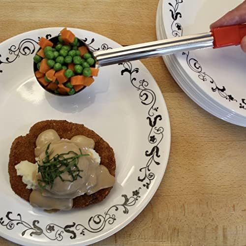 2 oz Slotted Stainless Steel Portion Control Ladle Spoodle - [Pack of 2]