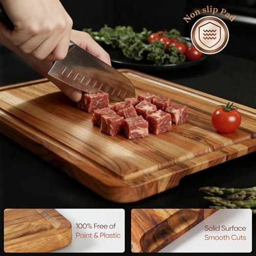 XXLarge Teak Cutting Board Wood Wooden Cutting Boards For Kitchen