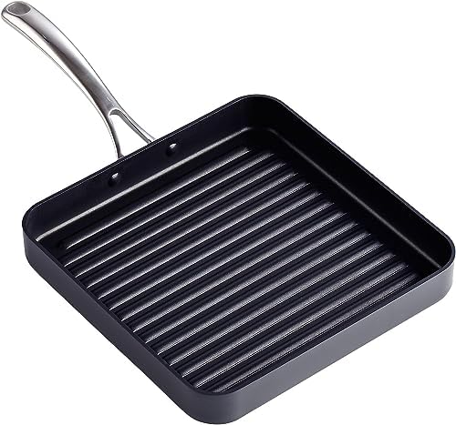 Cooks Standard Hard-Anodized Nonstick 11-inch Square Grill Pan