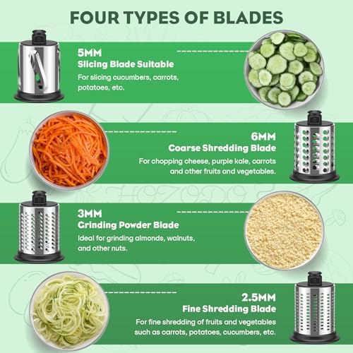 HOZODO Slicer Shredder Attachment for KitchenAid Stand Mixer