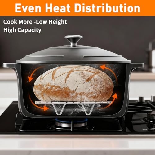 TamBee 2Pcs Cooking Rack Round 304 Stainless Steel Cooling Racks Baking and Cooling Steamer Rack w Stand Cookware for Air Fryer Pressure Cooker Canning (7&8 Inch)