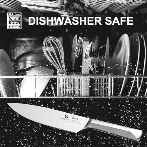 imarku 16-Pieces Knife Set, High-Carbon Stainles Steel Kitchen Knife Set