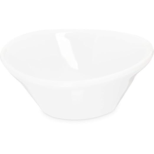 Carlisle FoodService Products Stadia Reusable Plastic Sauce Cup for Home and Restaurant, Melamine, 2 Ounces, White, (Pack of 24)