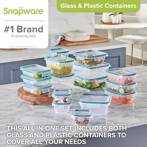 Snapware Plastic Total Solution (5-Pack, Mixed Sizes) Food Storage Set
