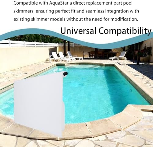 SKWD101 Replacement Weir Door Compatible with AquaStar - Pool Skimmer Weir Plate WI