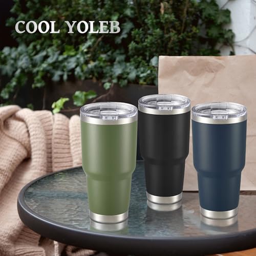 30 oz Tumbler with Lid Stainless Steel Tumblers Bulk, 12 Pack