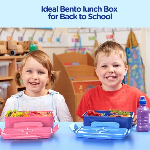 Jelife Bento Lunch Box for Kids - Leakproof Large Bento-Style Bento Boxes