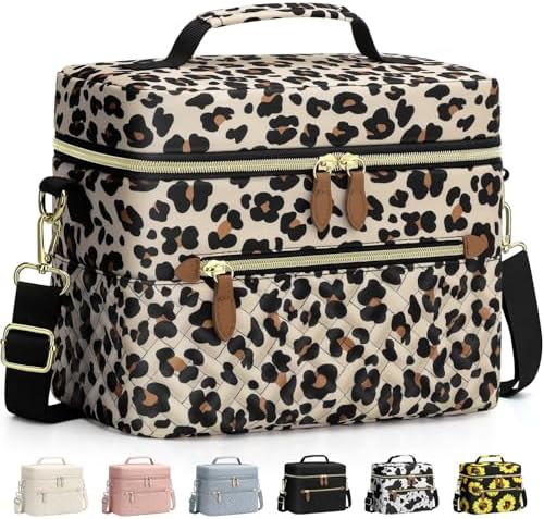 Capolo Lunch Bag for Women Men Insulated Lunch Tote Leakproof Lunchbox Bags