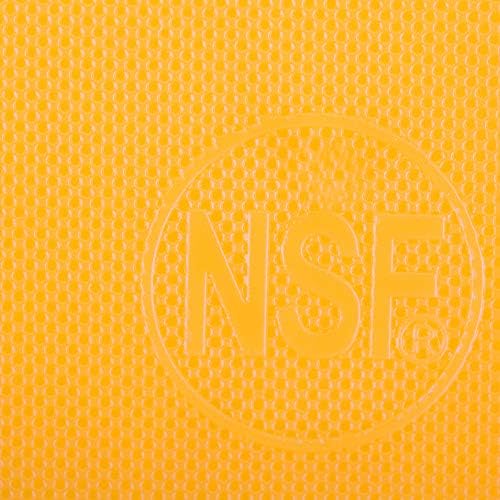 Thirteen Chefs Large 18 x 12 Yellow Cutting Board - Professional 1/2 Inch Thick HDPE for Poultry and Chicken - Food Service and Restaurant Certified