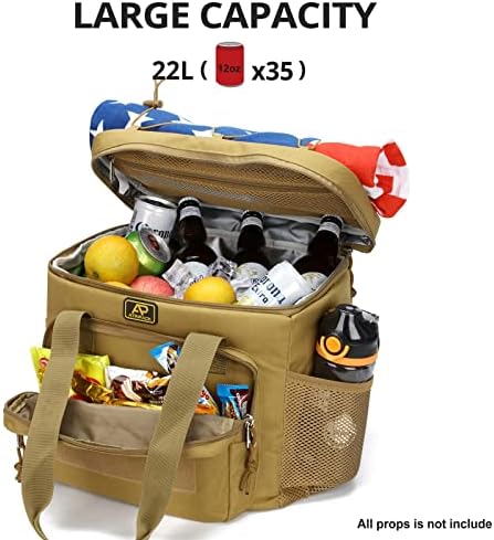 Lunch Box for Men, 22L Leakproof Tactical Lunch Bag Large Cooler for work