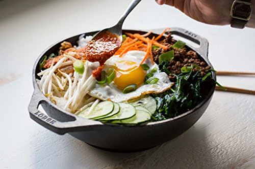 Lodge Pre-Seasoned Cast Iron Stir Fry Mini Wok, PFAS-Free, 9 Inches