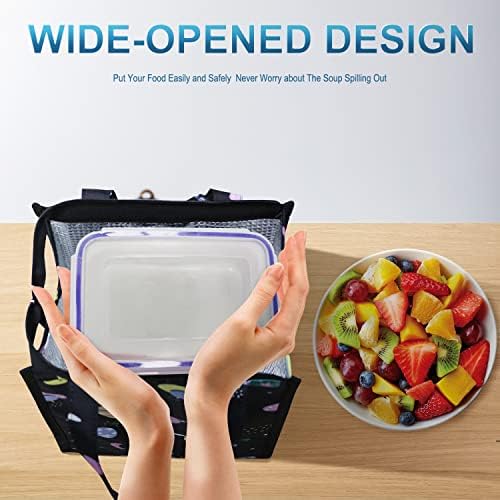 iknoe 9L Insulated Lunch Bag for Men & Women, Leak-Resistant Space