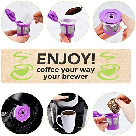 CAPMESSO K Cup Filters Disposable for Keurig Reusable K Cup, 200ct White
