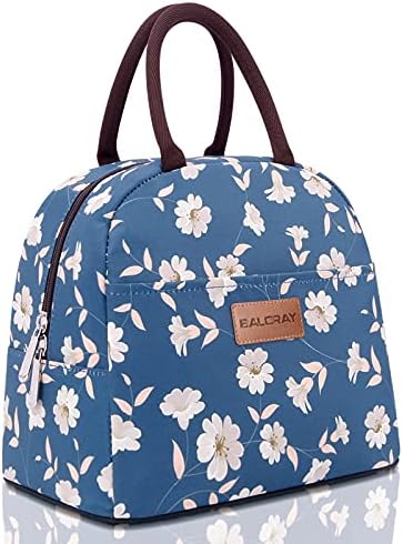 BALORAY Lunch Bag for Women Men Adult Lunch Box (Morning Glory), M