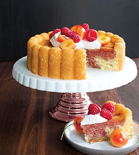 Nordic Ware Charlotte Cake Pan, 6-Cup/1.4 Liters, Toffee (Pack of 3)