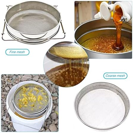 Honey Strainer for 5 Gallon Bucket with Up to 16.5 inches Extendable Arms